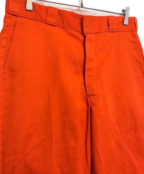Dickies（ディッキーズ）Dickies (ディッキーズ) ワークパンツ オレンジ サイズ:W34×L34の古着・服飾アイテム