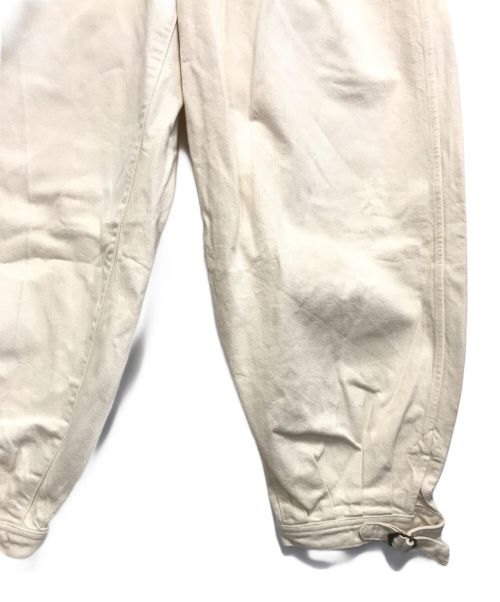 refomed（リフォメッド）refomed (リフォメッド) KATSURAGI DENIM KNICKERBOCKERS ホワイト サイズ:1の古着・服飾アイテム