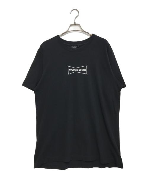 WASTED YOUTH（ウェイステッドユース）Wasted youth (ウエステッド ユース) Tシャツ ブラック サイズ:Lの古着・服飾アイテム