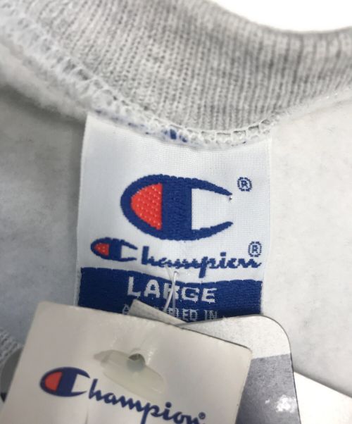 Champion（チャンピオン）Champion (チャンピオン) 4段プリントスウェット グレー サイズ:LARGE 未使用品の古着・服飾アイテム