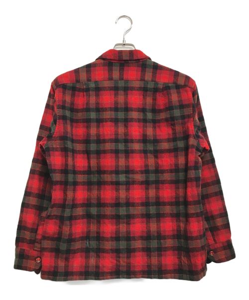 PENDLETON（ペンドルトン）PENDLETON (ペンドルトン) 60’sボードシャツ レッド サイズ:Lの古着・服飾アイテム