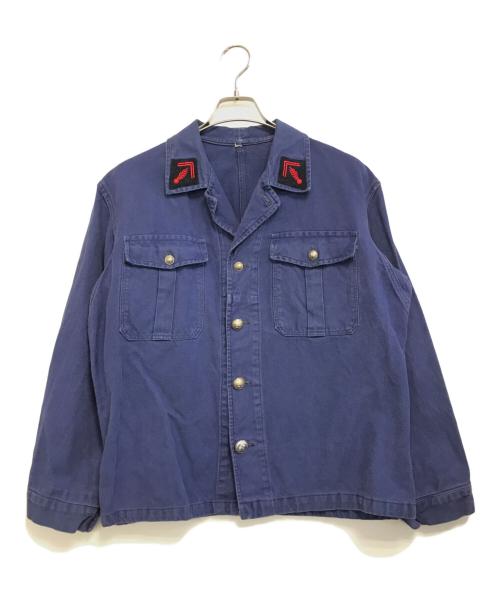 SAPEURS POMPIERS（サプールポンピエ）SAPEURS POMPIERS (サプールポンピエ) フレンチファイヤーマンジャケット ネイビー サイズ:表記なしの古着・服飾アイテム