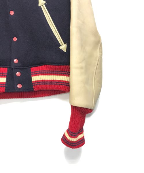 STYLE EYES（スタイルアイズ）STYLE EYES (スタイルアイズ) スタジャン ネイビー サイズ:36の古着・服飾アイテム