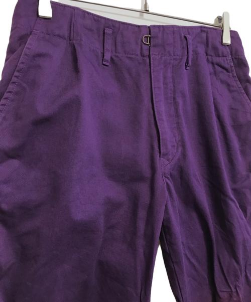 kolor/BEACON（カラービーコン）kolor/BEACON (カラービーコン) チノクロスパンツ パープル サイズ:1の古着・服飾アイテム