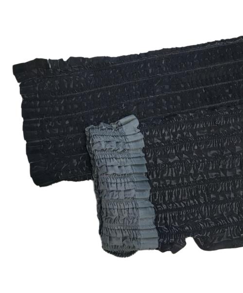 ISSEY MIYAKE（イッセイミヤケ）ISSEY MIYAKE (イッセイミヤケ) モックネックカットソー ブラック サイズ:3の古着・服飾アイテム