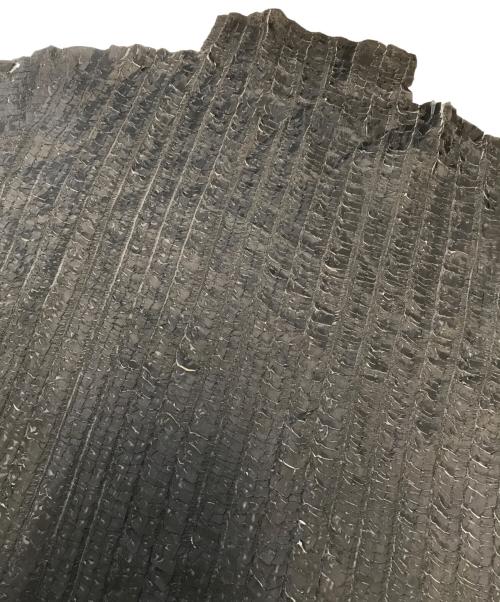 ISSEY MIYAKE（イッセイミヤケ）ISSEY MIYAKE (イッセイミヤケ) モックネックカットソー ブラック サイズ:3の古着・服飾アイテム