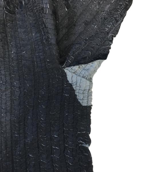 ISSEY MIYAKE（イッセイミヤケ）ISSEY MIYAKE (イッセイミヤケ) モックネックカットソー ブラック サイズ:3の古着・服飾アイテム