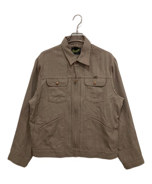Wrangler（ラングラー）Wrangler (ラングラー) TOMORROW LAND (トゥモローランド) クリアツイルジャケット ベージュ/ブラウン サイズ:Mの古着・服飾アイテム