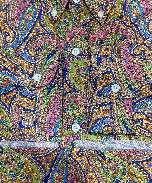 LEVI'S VINTAGE CLOTHING（リーバイス ビンテージ クロージング）LEVI'S VINTAGE CLOTHING (リーバイス ビンテージ クロージング) 70S BUTTON UP PAISLEY PARTY GREEN B グリーン サイズ:Lの古着・服飾アイテム