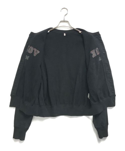 KOHKI（コッキ）KOHKI (コッキ) VYG cardigan ブラック サイズ:3の古着・服飾アイテム