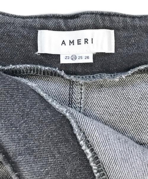 Ameri（アメリ）AMERI (アメリ) LAYERED REMAKE DENIM SKIRT ブラック サイズ:24の古着・服飾アイテム