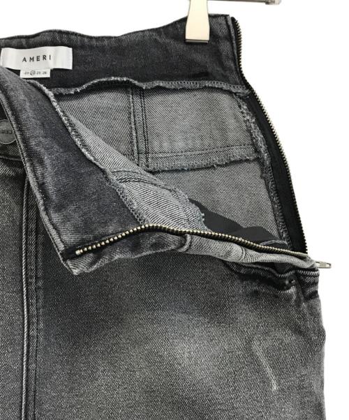 Ameri（アメリ）AMERI (アメリ) LAYERED REMAKE DENIM SKIRT ブラック サイズ:24の古着・服飾アイテム