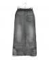 AMERI (アメリ) LAYERED REMAKE DENIM SKIRT ブラック サイズ:24：11000円