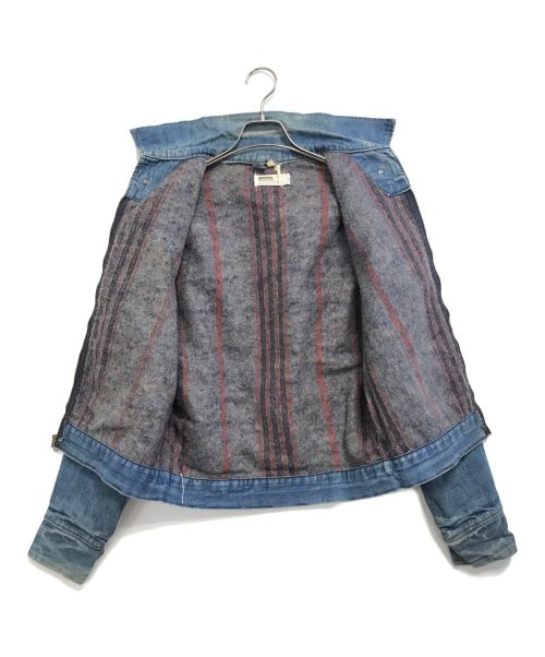 MONTGOMERY WARD（モンゴメリーワード）MONTGOMERY WARD (モンゴメリーワード) 101ブランケットデニムジャケット インディゴ サイズ:38の古着・服飾アイテム