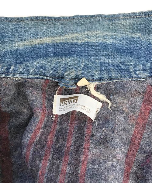 MONTGOMERY WARD（モンゴメリーワード）MONTGOMERY WARD (モンゴメリーワード) 101ブランケットデニムジャケット インディゴ サイズ:38の古着・服飾アイテム