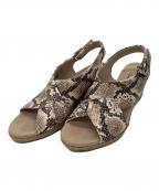 Collection by CLARKSコレクション バイ クラークス）の古着「サンダル」｜ベージュ