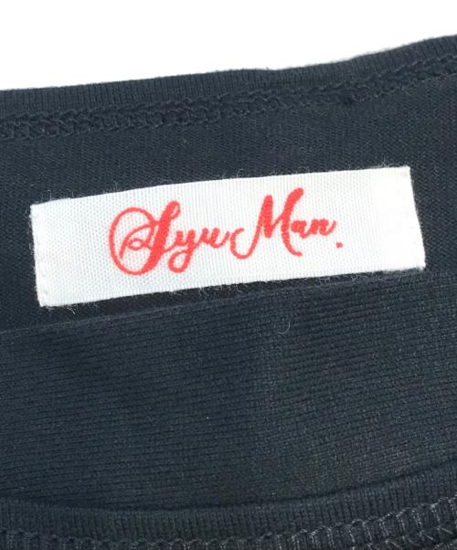 SYUMAN.（シュウマン）SYUMAN. (シュウマン) Tシャツ ブラック サイズ:1の古着・服飾アイテム