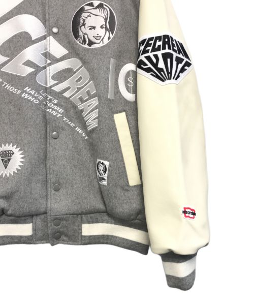 ICE CREAM（アイスクリーム）Ice Cream (アイスクリーム) VARSITY JACKET グレー サイズ:S 未使用品の古着・服飾アイテム