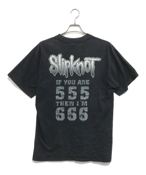 バンドTシャツ（バンドTシャツ）バンドTシャツ (バンドTシャツ) 00's Slipknot(スリップノット)バンドTシャツ ブラック サイズ:Lの古着・服飾アイテム