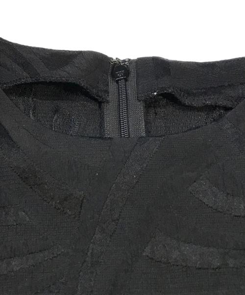 Diagram（ダイアグラム）Diagram (ダイアグラム) ジャガードブラウス ブラック サイズ:36の古着・服飾アイテム