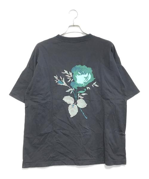 Christian Dior（クリスチャン ディオール）Christian Dior (クリスチャン ディオール) フラワー刺繍Tシャツ ブラック サイズ:Mの古着・服飾アイテム