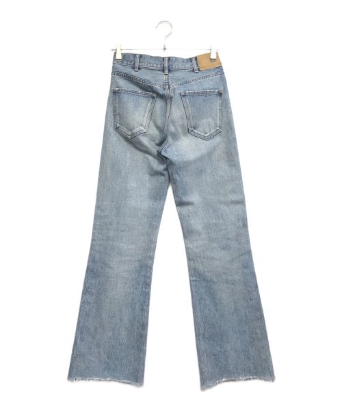 CELINE（セリーヌ）CELINE (セリーヌ) Dylan Flared Jeans in Vintage Stone Denim インディゴ サイズ:24の古着・服飾アイテム