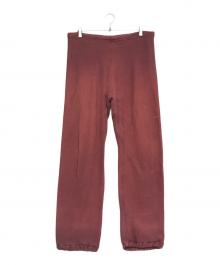 Champion（チャンピオン）の古着「リバースウィーブスウェットパンツ」｜レッド