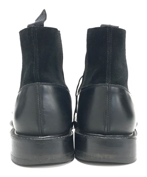 W.H（ダブルエイチ）W.H (ダブルエイチ) レースアップブーツ ブラック サイズ:不明の古着・服飾アイテム