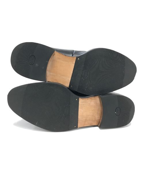 W.H（ダブルエイチ）W.H (ダブルエイチ) レースアップブーツ ブラック サイズ:不明の古着・服飾アイテム