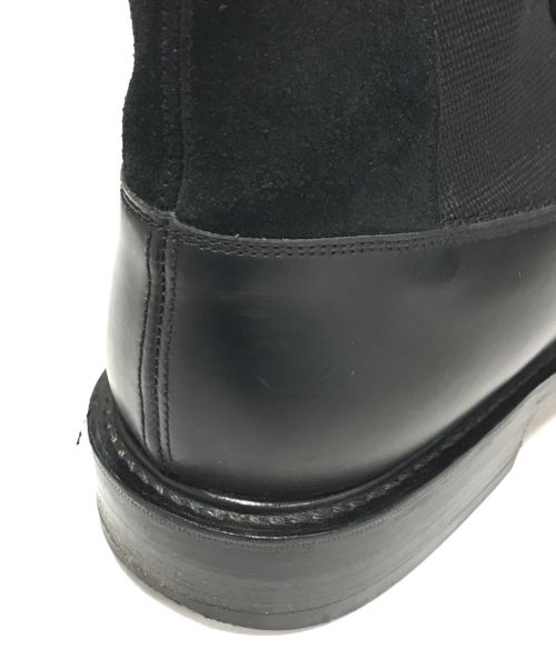 W.H（ダブルエイチ）W.H (ダブルエイチ) レースアップブーツ ブラック サイズ:不明の古着・服飾アイテム