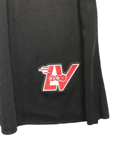 LOUIS VUITTON（ルイ ヴィトン）LOUIS VUITTON (ルイ ヴィトン) モノグラムLVワッペンレーヨンワンピース ブラック サイズ:Ｓの古着・服飾アイテム