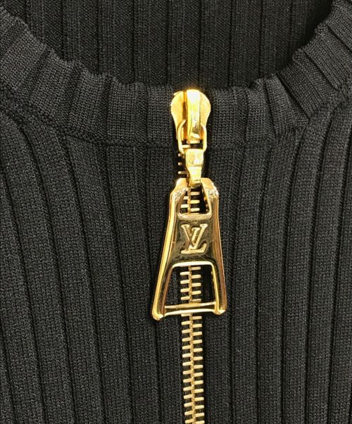 LOUIS VUITTON（ルイ ヴィトン）LOUIS VUITTON (ルイ ヴィトン) モノグラム ツイード ワンピース ブラック サイズ:40の古着・服飾アイテム