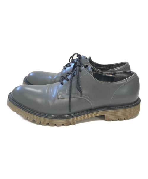 COMME des GARCONS HOMME（コムデギャルソン オム）COMME des GARCONS HOMME (コムデギャルソン オム) プレーントゥーシューズ グレー サイズ:25.5cmの古着・服飾アイテム