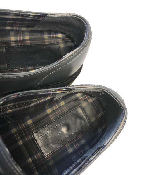 COMME des GARCONS HOMME（コムデギャルソン オム）COMME des GARCONS HOMME (コムデギャルソン オム) プレーントゥーシューズ グレー サイズ:25.5cmの古着・服飾アイテム