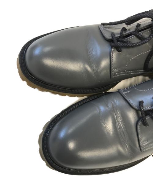 COMME des GARCONS HOMME（コムデギャルソン オム）COMME des GARCONS HOMME (コムデギャルソン オム) プレーントゥーシューズ グレー サイズ:25.5cmの古着・服飾アイテム