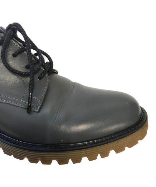 COMME des GARCONS HOMME（コムデギャルソン オム）COMME des GARCONS HOMME (コムデギャルソン オム) プレーントゥーシューズ グレー サイズ:25.5cmの古着・服飾アイテム