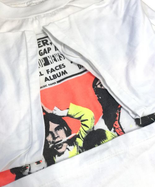 バンドTシャツ（バンドTシャツ）バンドTシャツ (バンドTシャツ) 80s The Rolling Stone(ザ・ローリング・ストーンズ) バンドTシャツ ホワイト サイズ:Ｍの古着・服飾アイテム
