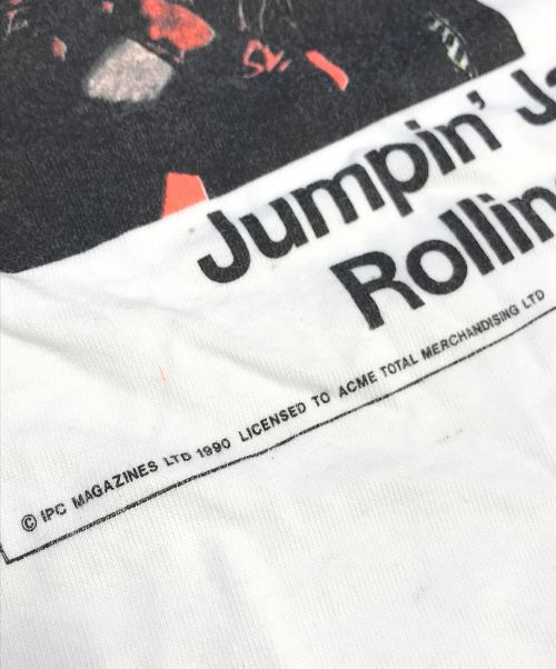 バンドTシャツ（バンドTシャツ）バンドTシャツ (バンドTシャツ) 80s The Rolling Stone(ザ・ローリング・ストーンズ) バンドTシャツ ホワイト サイズ:Ｍの古着・服飾アイテム