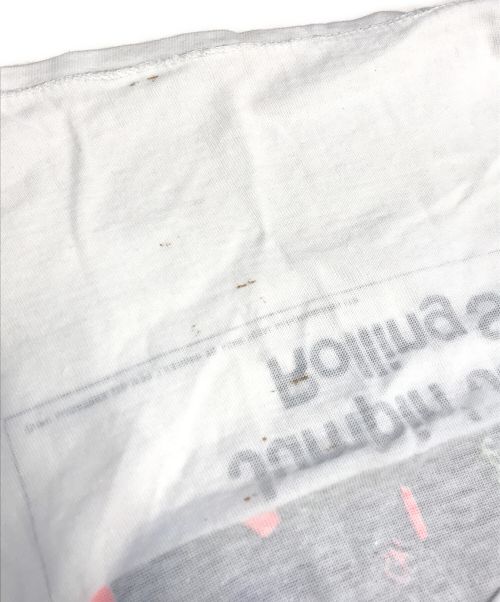 バンドTシャツ（バンドTシャツ）バンドTシャツ (バンドTシャツ) 80s The Rolling Stone(ザ・ローリング・ストーンズ) バンドTシャツ ホワイト サイズ:Ｍの古着・服飾アイテム