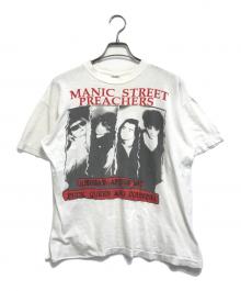 バンドTシャツ（バンドTシャツ）の古着「90s MANIC STREET PREACHERS(マニック・ストリート・プリーチャーズ) Tシャツ」｜ホワイト
