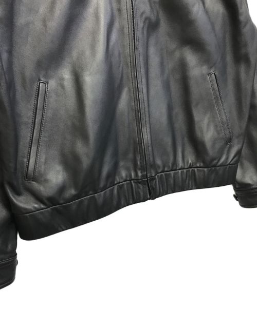 LFYT（エルエフワイティー）LFYT (エルエフワイティー) ラムレザージャケット ブラック サイズ:Lの古着・服飾アイテム