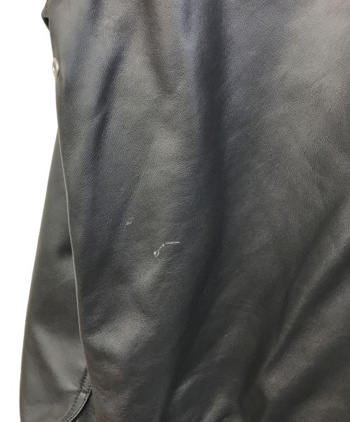 LFYT（エルエフワイティー）LFYT (エルエフワイティー) ラムレザージャケット ブラック サイズ:Lの古着・服飾アイテム