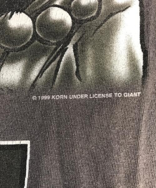バンドTシャツ（バンドTシャツ）バンドTシャツ (バンドTシャツ) 99s KORN(コーン) バンドTシャツ ブラック サイズ:XLの古着・服飾アイテム