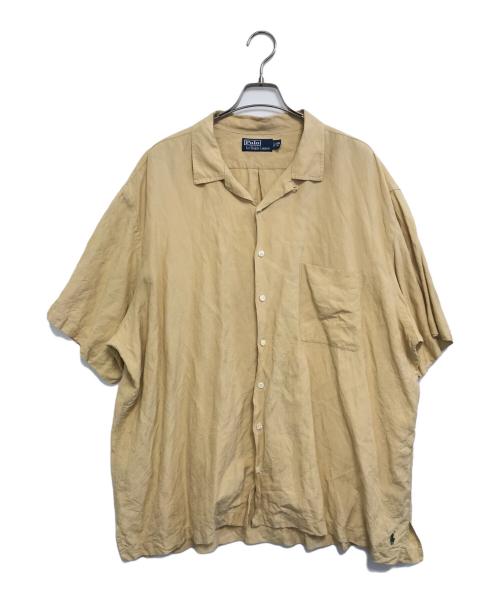 POLO RALPH LAUREN（ポロ・ラルフローレン）POLO RALPH LAUREN (ポロ・ラルフローレン) オープンカラーシャツ ベージュ サイズ:2XBの古着・服飾アイテム