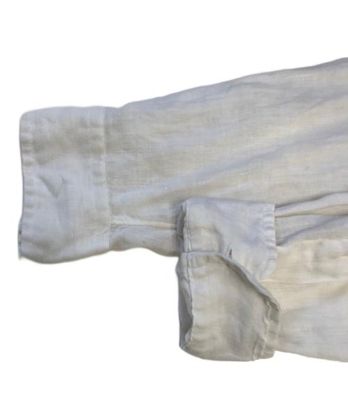 POLO RALPH LAUREN（ポロ・ラルフローレン）POLO RALPH LAUREN (ポロ・ラルフローレン) リネンシャツ ホワイト サイズ:Mの古着・服飾アイテム