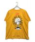 CHROME HEARTS (クロムハーツ) マッティボーイ コールミー バックプリントTシャツ イエロー サイズ:XL：45000円