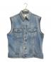 6(ROKU) BEAUTY&YOUTH（ロク ビューティーアンドユース）の古着「デニムベスト」｜インディゴ