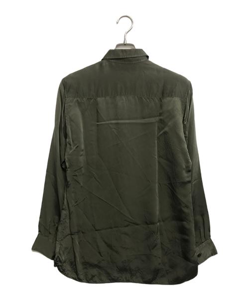 REGULATION Yohji Yamamoto（レギュレーションヨウジヤマモト）REGULATION Yohji Yamamoto (レギュレーションヨウジヤマモト) キュプラシャツ カーキ サイズ:SIZE2の古着・服飾アイテム