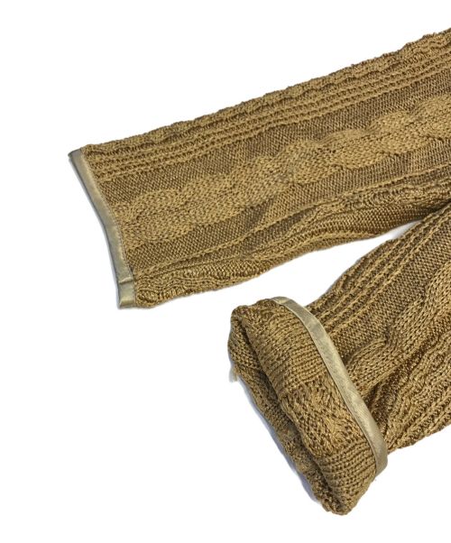 Yves Saint Laurent（イヴサンローラン）Yves Saint Laurent (イヴサンローラン) レーヨンカーディガン 黄緑 サイズ:Ｍの古着・服飾アイテム