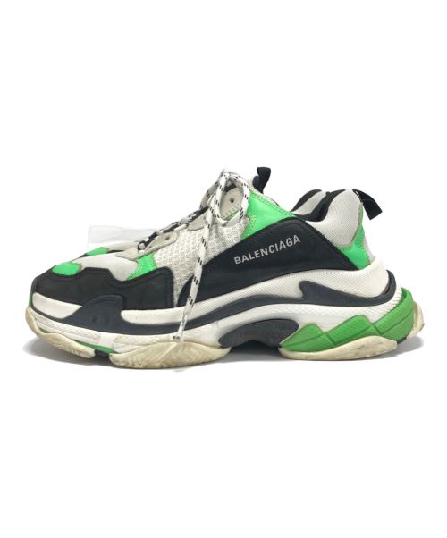 BALENCIAGA（バレンシアガ）BALENCIAGA (バレンシアガ) TRIPLE S ベージュ サイズ:UK8/EUR42/USA9の古着・服飾アイテム